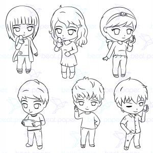 Diseño digital para colorear, scrapbook o manualidades