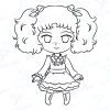 Diseño digital para colorear, scrapbook o manualidades