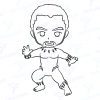 Diseño digital para colorear, scrapbook o manualidades