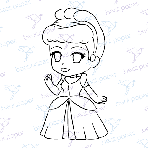 Sellos digitales de princesa disney para colorear | Cenicienta |  ..