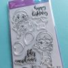 birthday fly by clear stamps