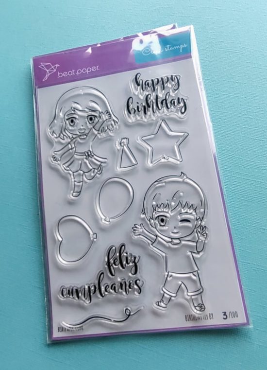 birthday fly by clear stamps