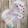 Tarjeta de traseros de animales Diseño digital para colorear, scrapbook o manualidades