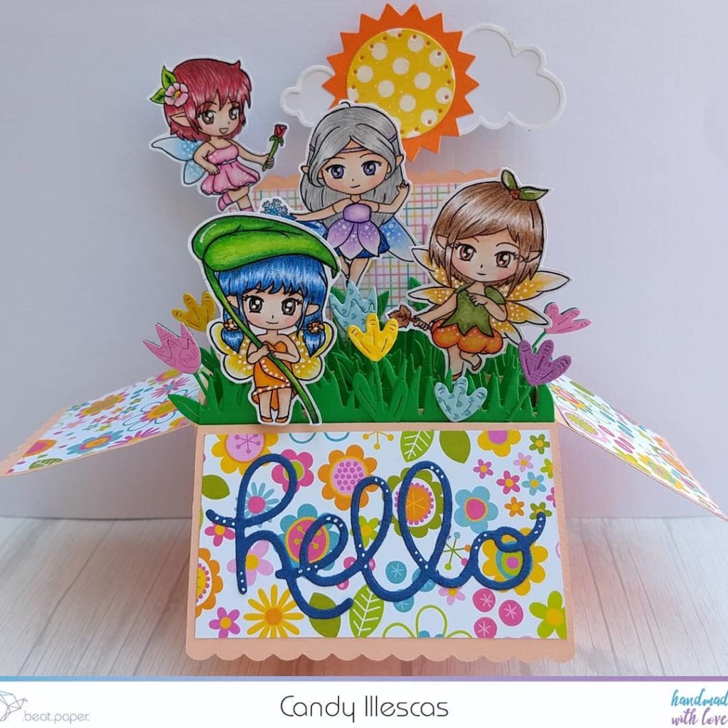 Diseño digital para colorear, scrapbook o manualidades