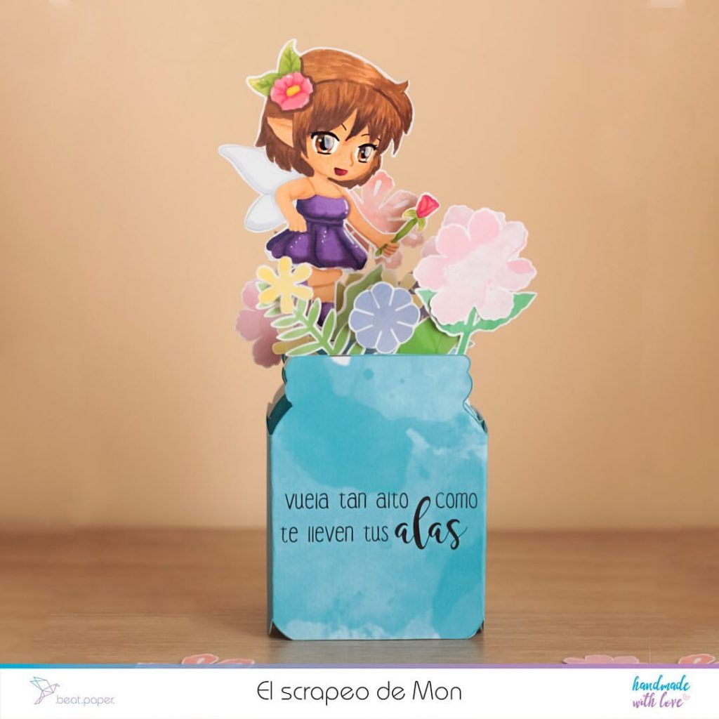 Jarrón decorativo Diseño digital para colorear, scrapbook o manualidades