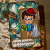 Diseño digital de Harry Potter para colorear, scrapbook o manualidades