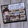 Tarjeta de maestros hecho con diseños digital para colorear, scrapbook de beatpaper