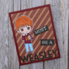 Tarjeta de ron weasley hecho con diseños digital para colorear, scrapbook de beatpaper