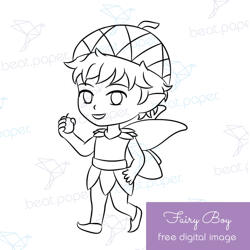 Sello digital gratis para colorear, scrapbook o manualidades