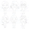 Diseño digital de Crafters para colorear, scrapbook crafters scraperas scrapbooking