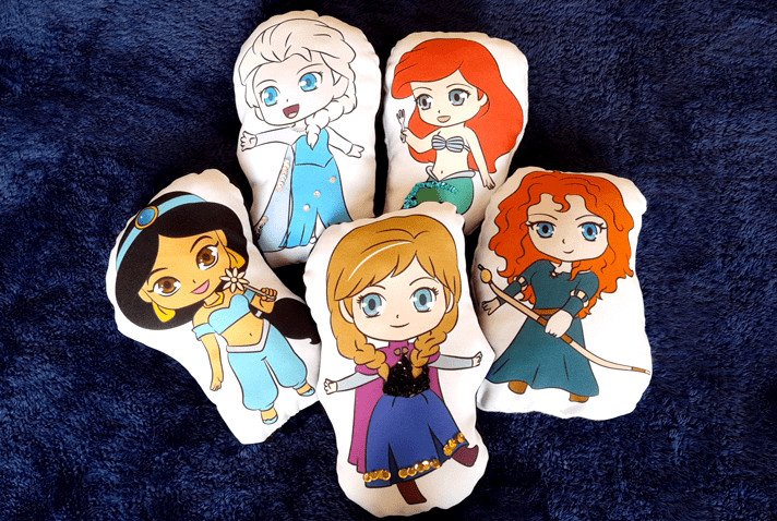 Decorar tu hogar con sellos digitales de Princesas Disney