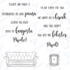 Diseño digital de la serie de tv friends para colorear, scrapbook o manualidades